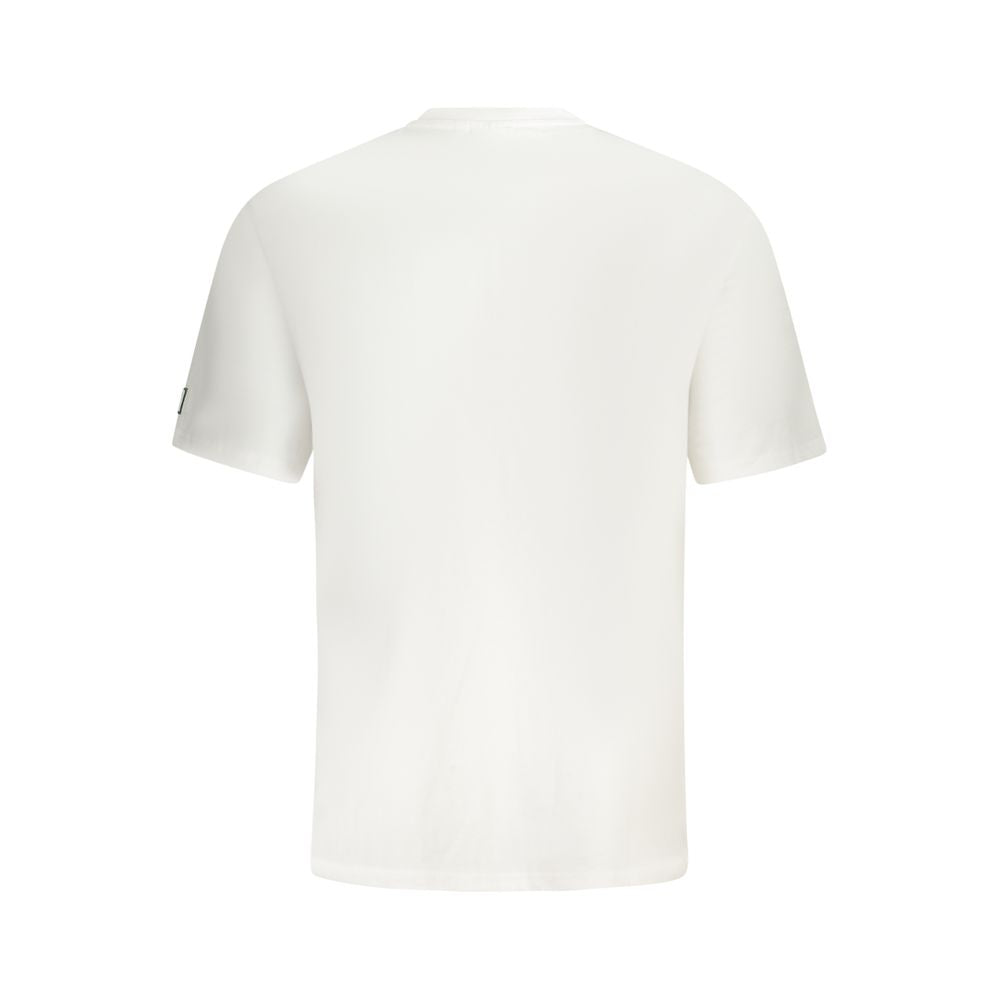 Fila – Weißes Baumwoll-T-Shirt für Herren