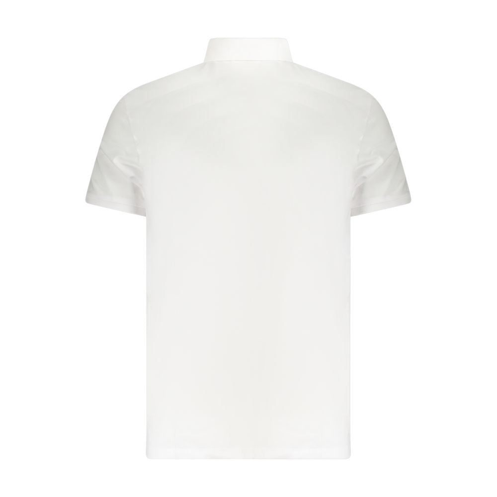 Calvin Klein Herren Poloshirt aus weißer Baumwolle