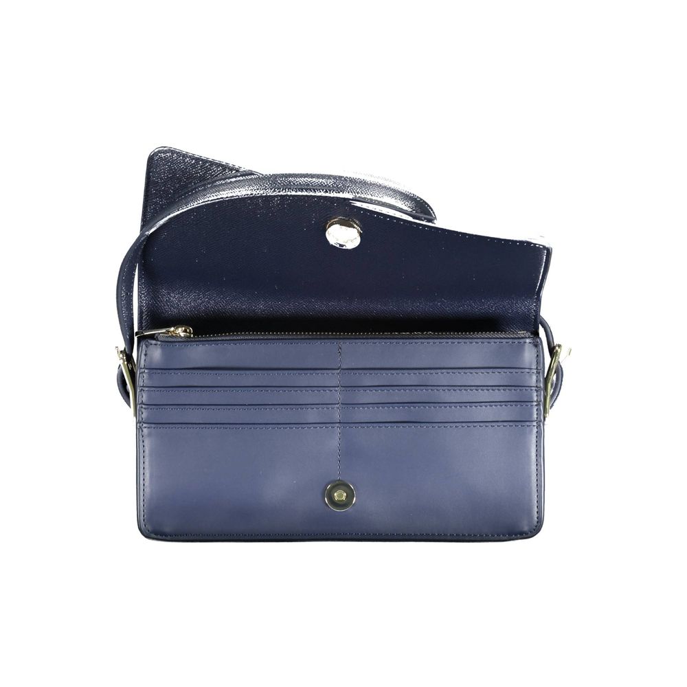 Tommy Hilfiger Damenhandtasche aus Polyethylen, Blau