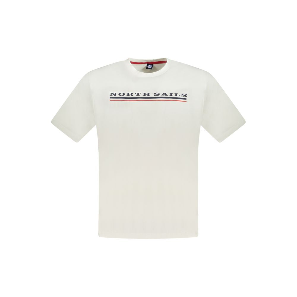 North Sails Herren-T-Shirt aus weißer Baumwolle