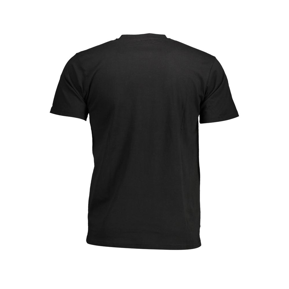 Sergio Tacchini Black Cotton Men T-Shirt
