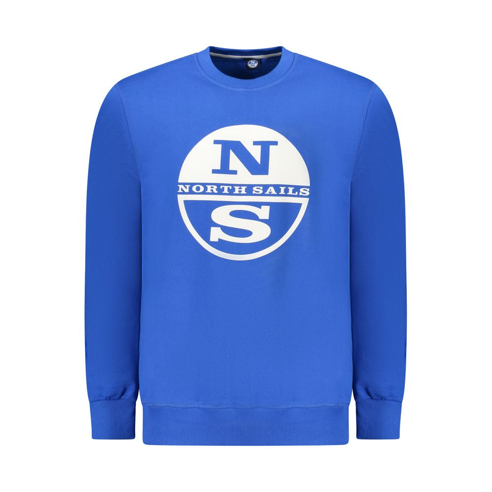 North Sails Herrenpullover aus blauer Baumwolle