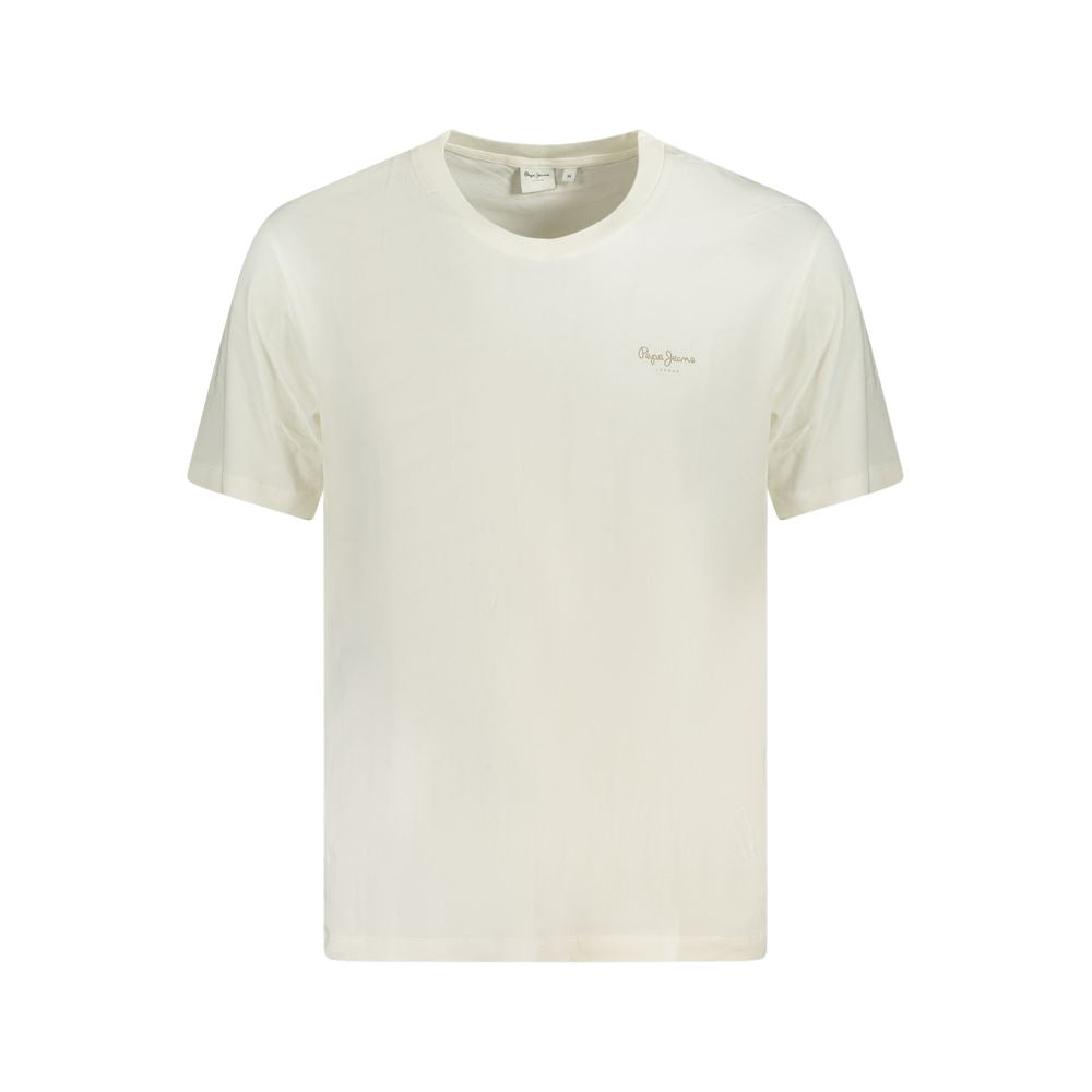 Pepe Jeans – Weißes Baumwoll-T-Shirt