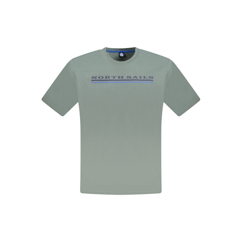 North Sails Herren-T-Shirt aus grüner Baumwolle