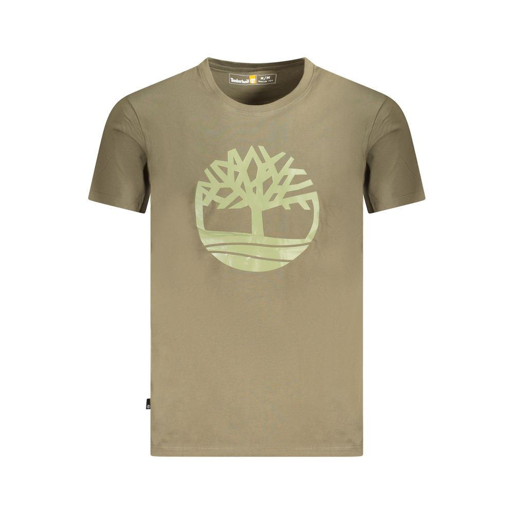 Grünes Baumwoll-T-Shirt von Timberland