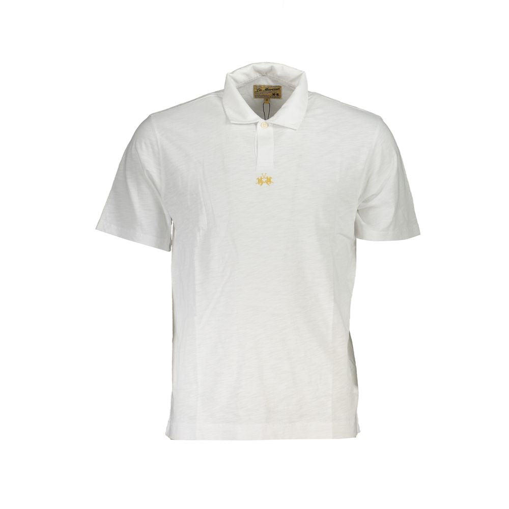 La Martina – Poloshirt aus makelloser Baumwolle mit schicker Stickerei