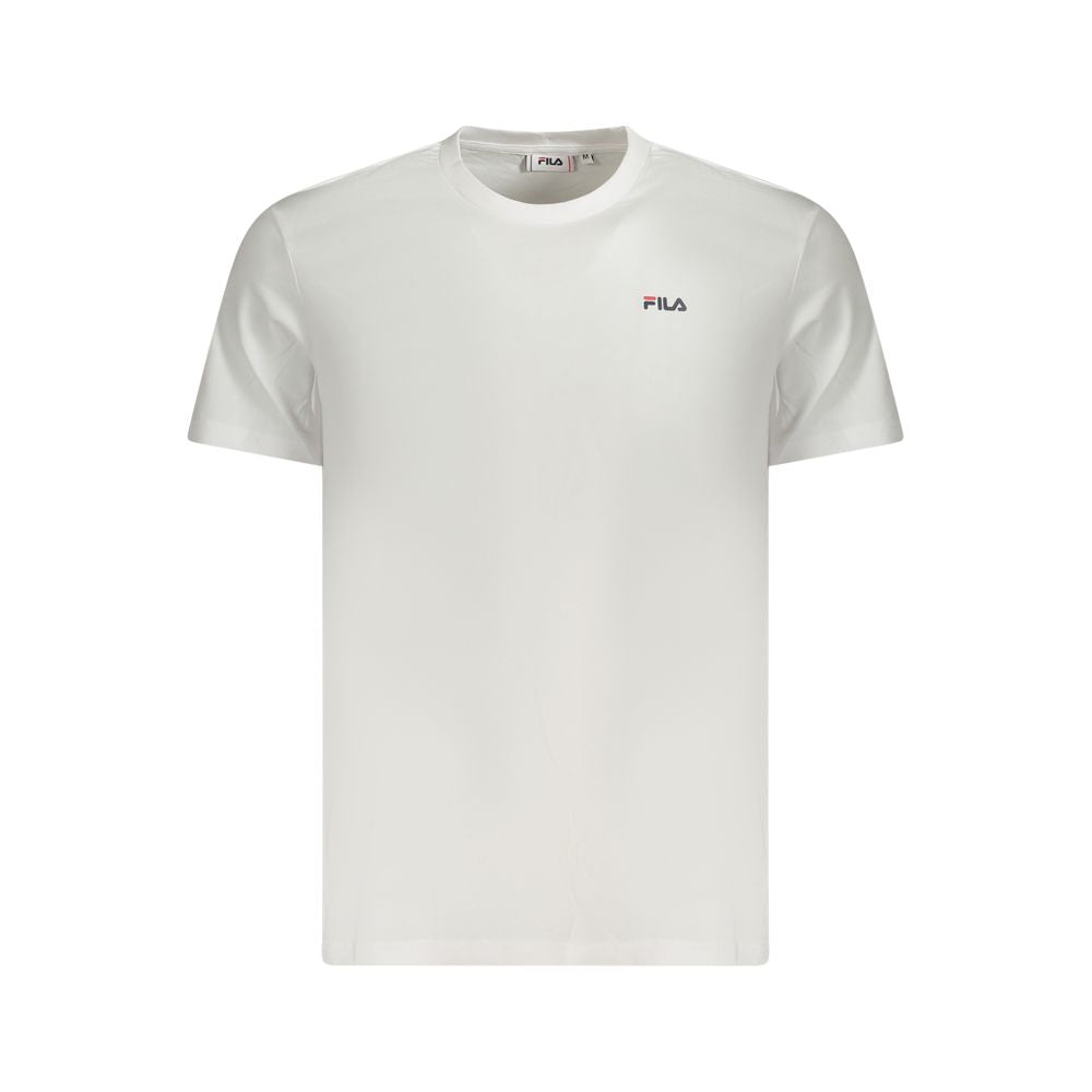 Fila – Weißes Baumwoll-T-Shirt für Herren