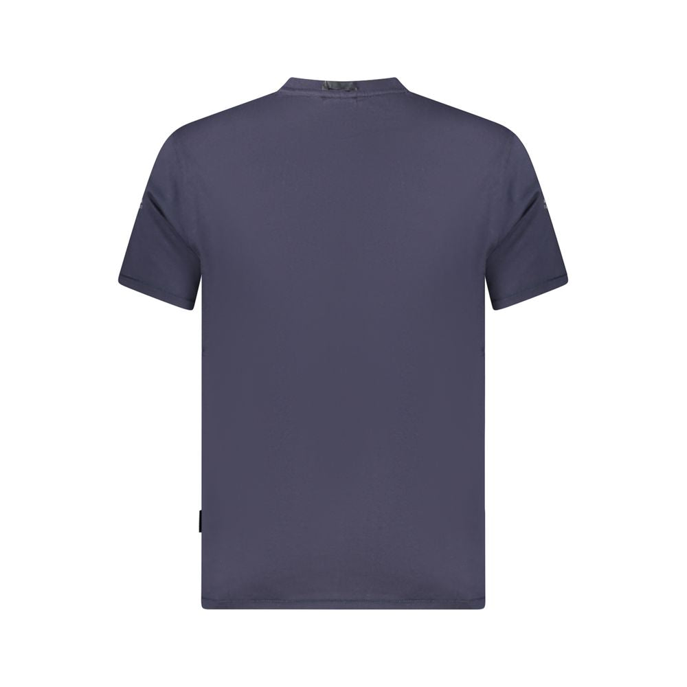 Napapijri Herren T-Shirt aus Bio-Baumwolle, Blau