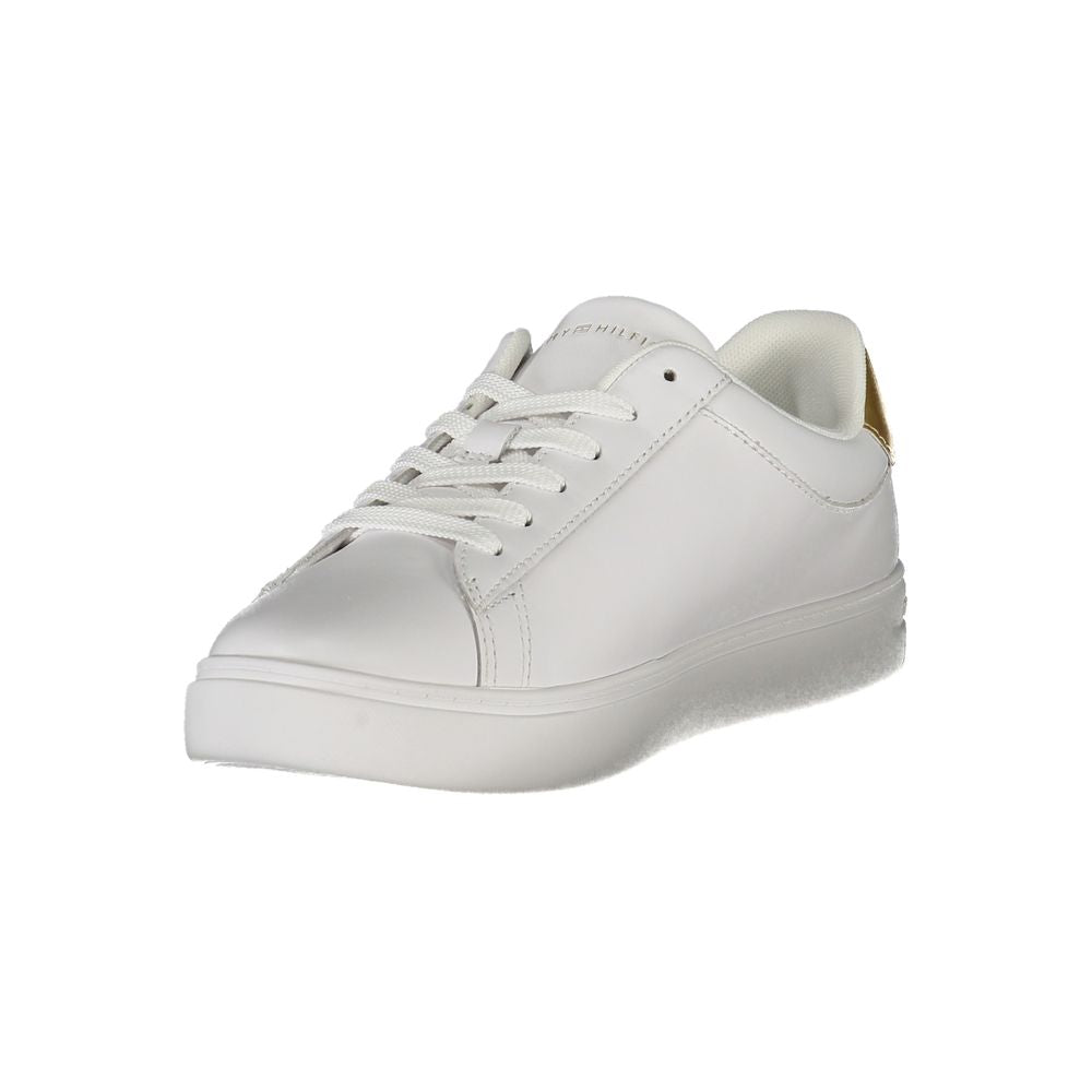 Tommy Hilfiger – Weiße Leder-Sneaker für Damen
