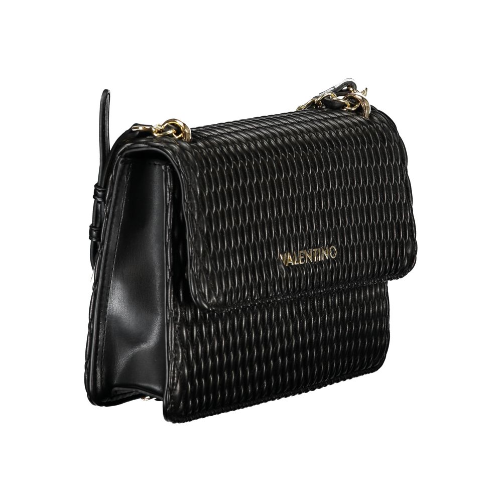 Mario Valentino Schwarze Polyethylen-Damenhandtasche