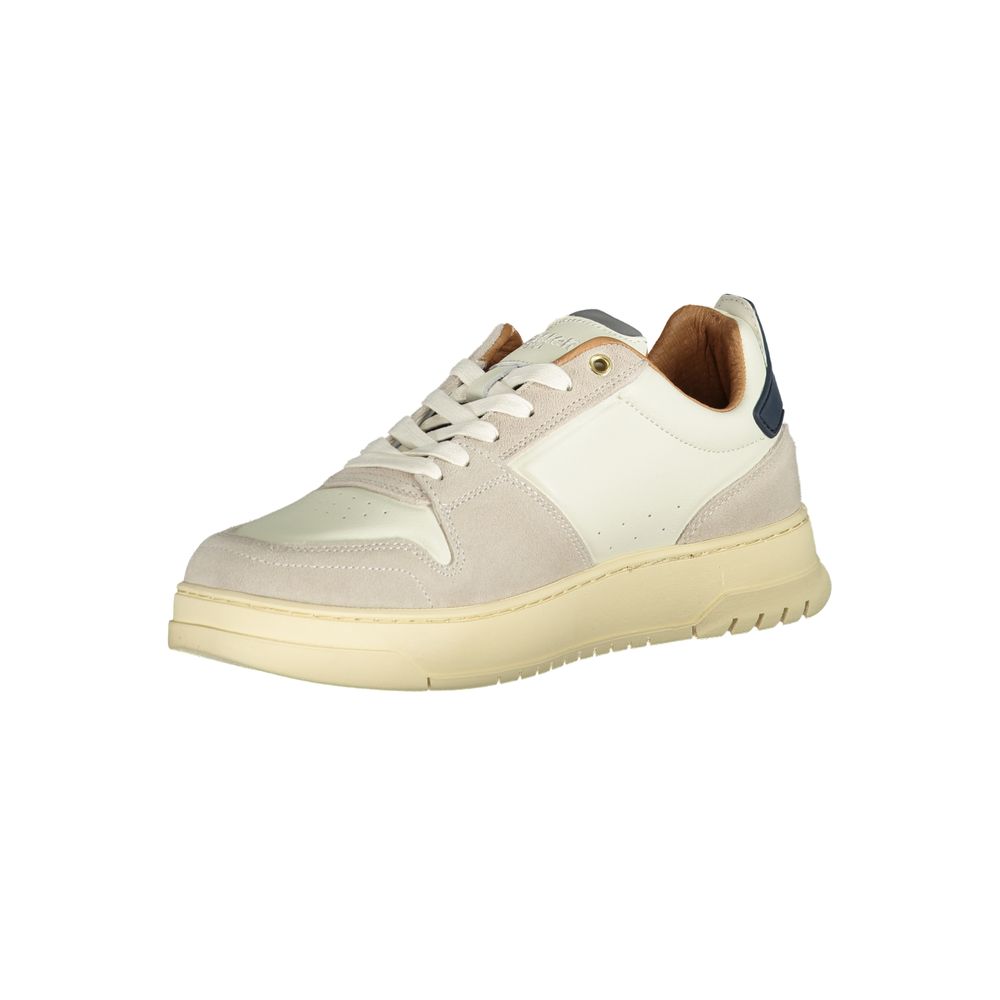 Blauer Herren-Sneaker aus weißem Polyethylen
