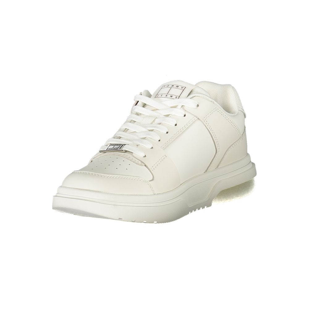 Tommy Hilfiger – Weiße Leder-Sneaker für Damen