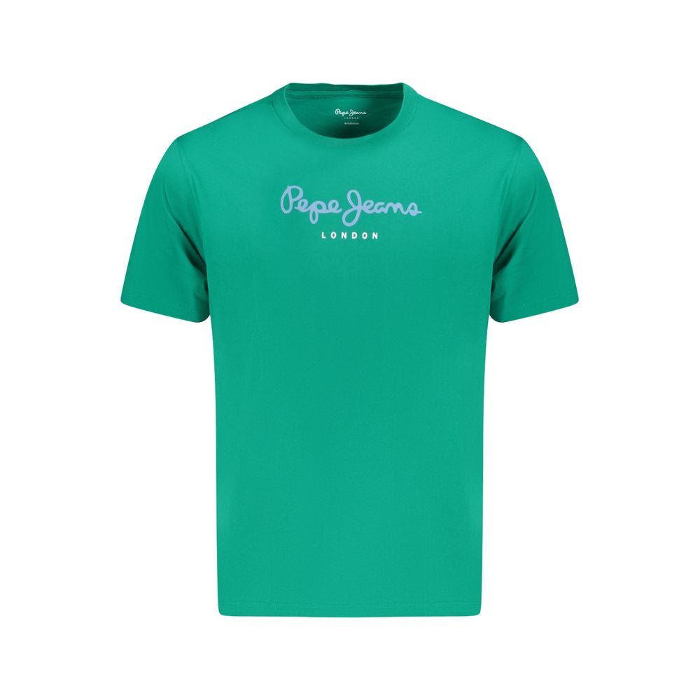 Grünes Baumwoll-T-Shirt von Pepe Jeans