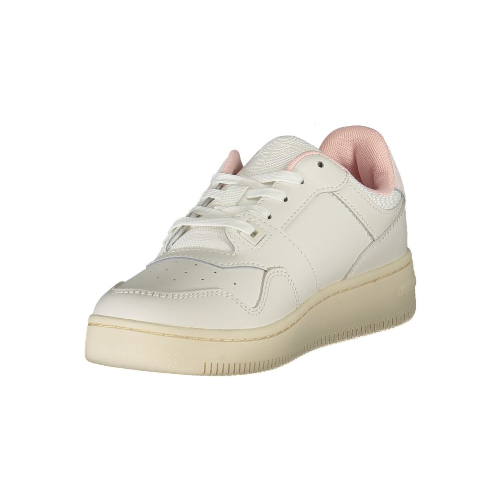 Tommy Hilfiger – Weiße Leder-Sneaker für Damen