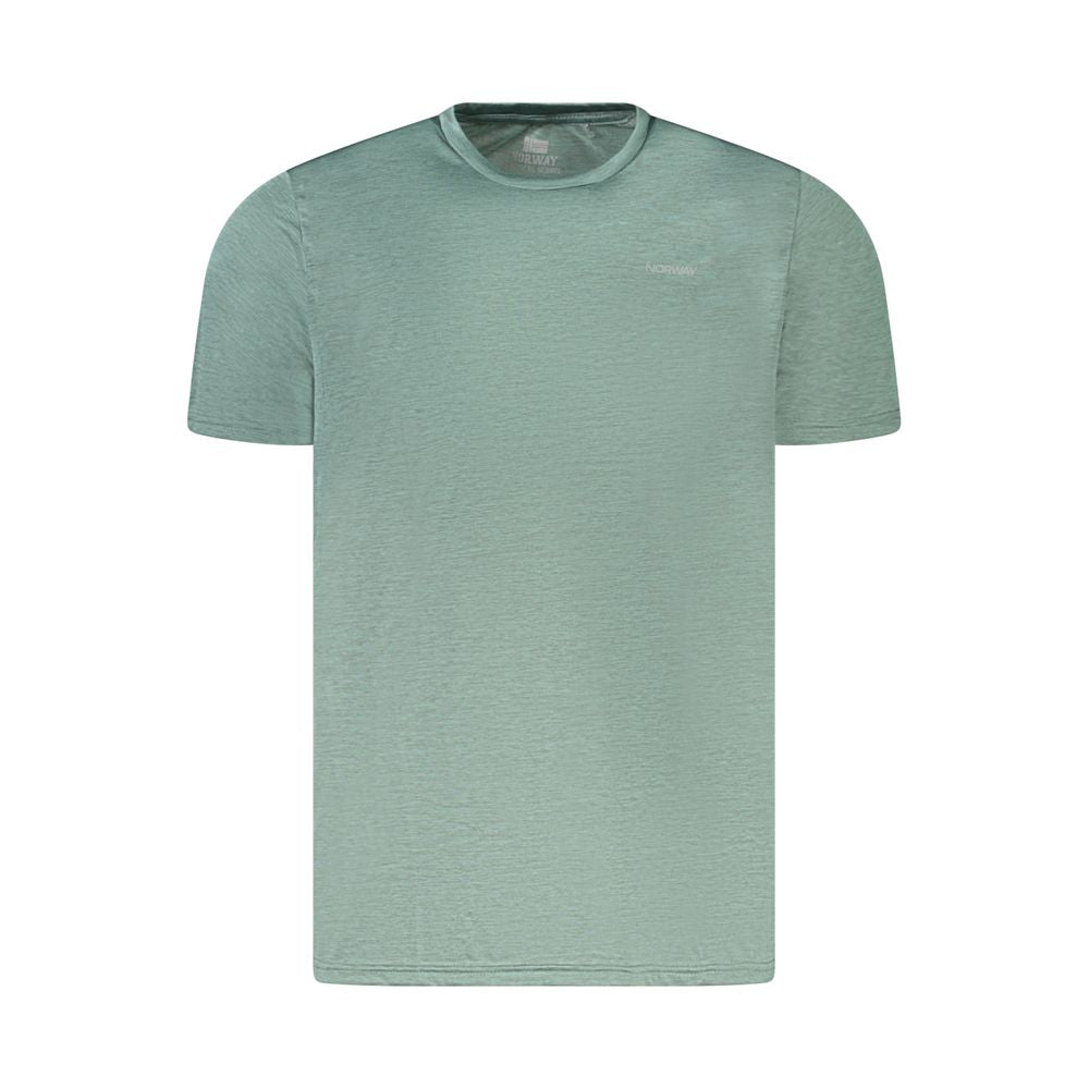 Norwegen 1963 Grünes Polyester-T-Shirt