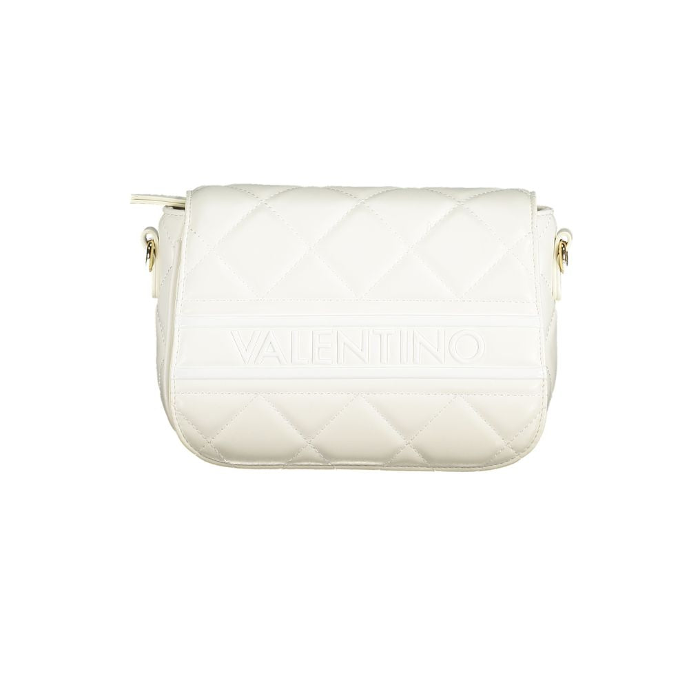 Mario Valentino Weiße Polyethylen-Damenhandtasche