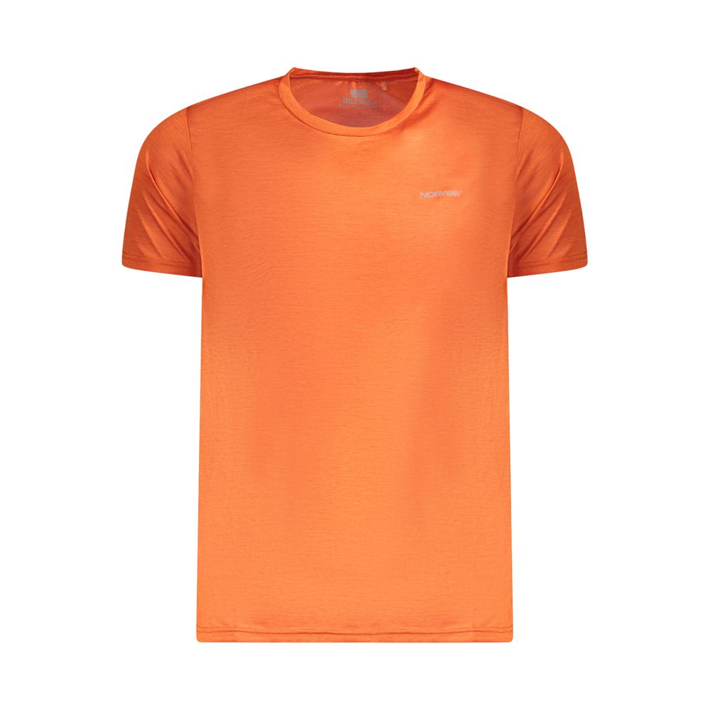 Norwegen 1963 Orange Polyester Herren T-Shirt