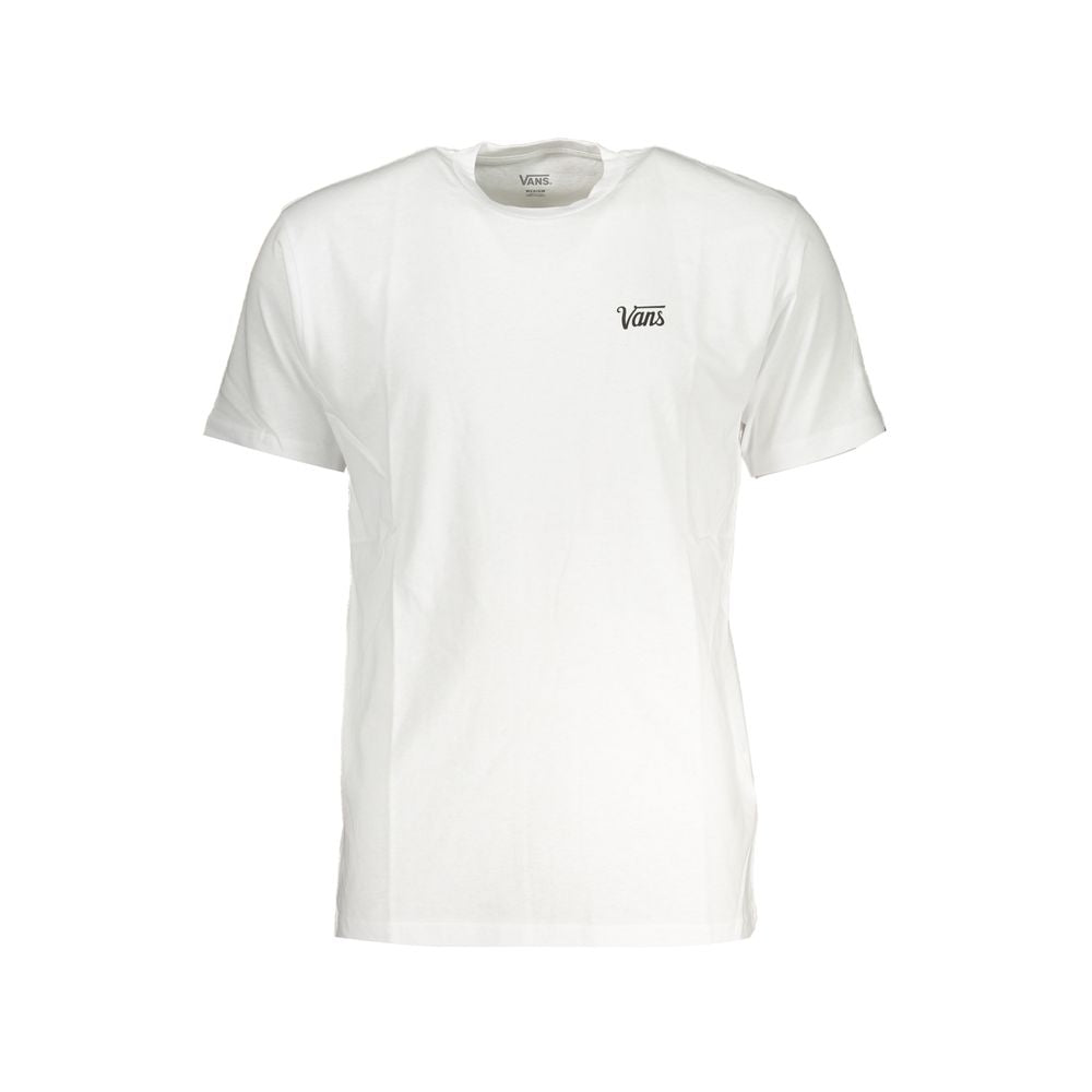 Vans White Cotton Men T-Shirt