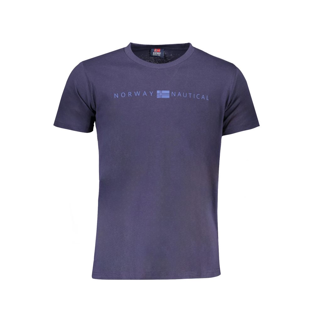 Norwegen 1963 Blaues Baumwoll-T-Shirt