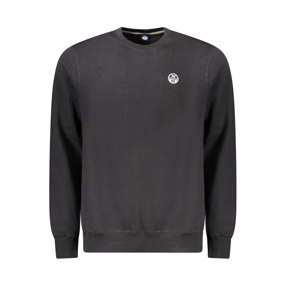 North Sails Herrenpullover aus schwarzer Baumwolle