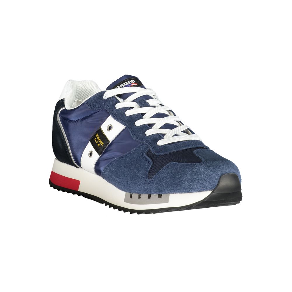 Blauer blauer Herren-Sneaker aus Polyester