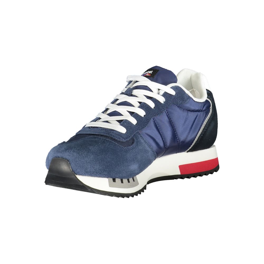 Blauer blauer Herren-Sneaker aus Polyester