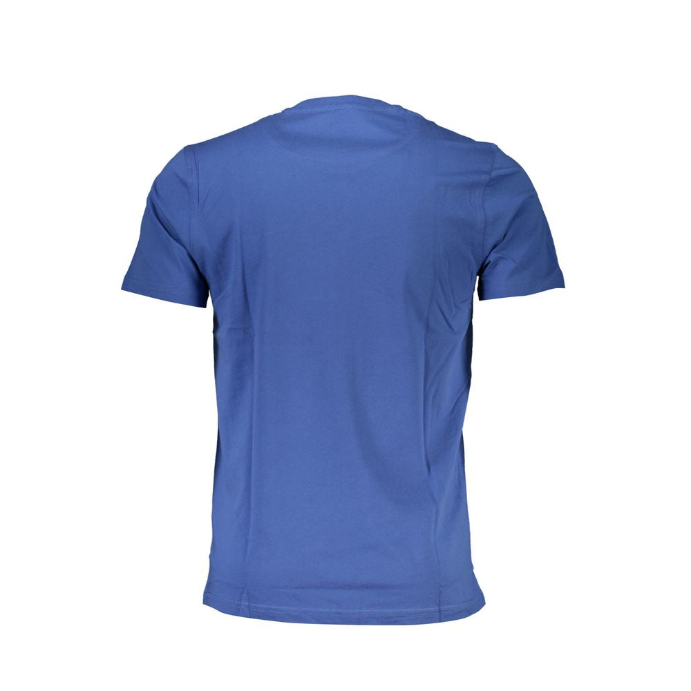 Blaues Baumwoll-T-Shirt von Harmont & Blaine