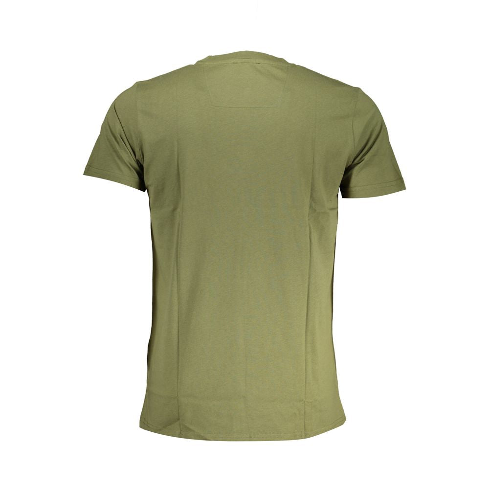 Grünes Baumwoll-T-Shirt der Cavalli-Klasse