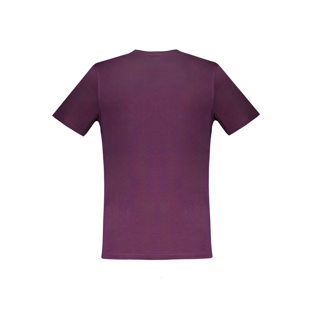 Lila Baumwoll-T-Shirt von Harmont & Blaine