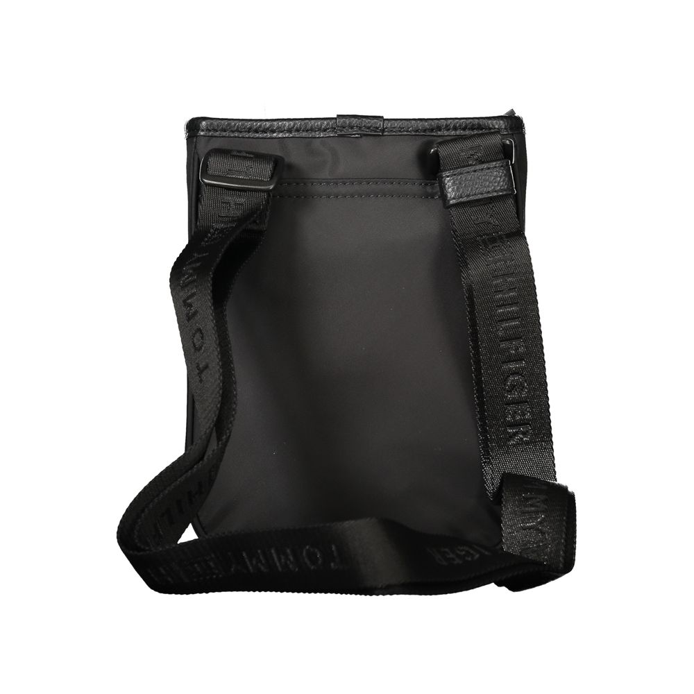 Tommy Hilfiger – Schwarze Polyester-Umhängetasche für Herren