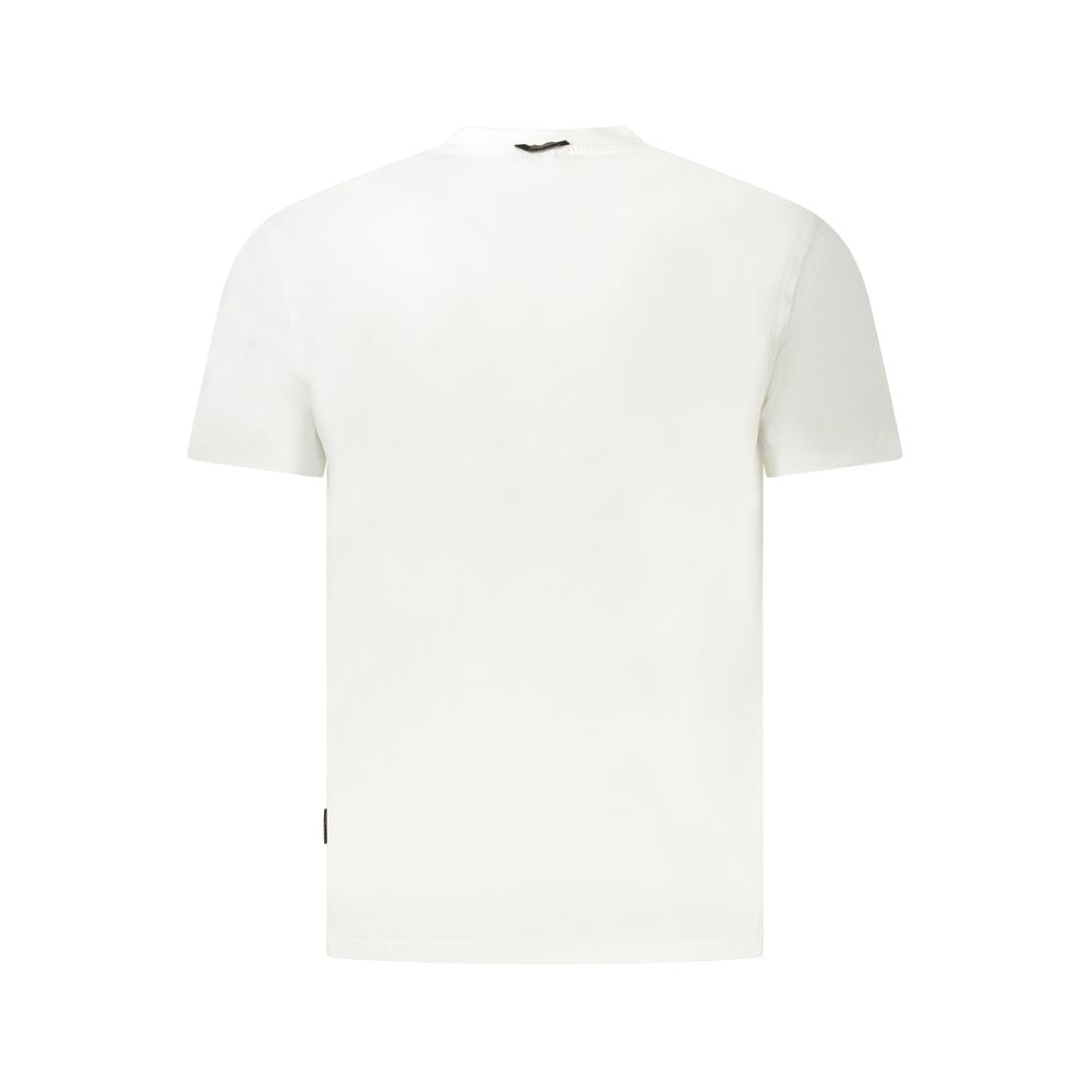 Napapijri Weißes Baumwoll-T-Shirt für Herren