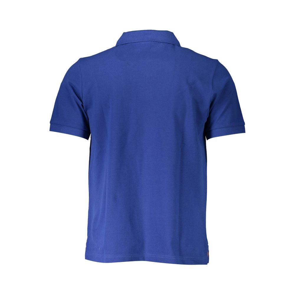 North Sails Blue Cotton Men Polo Shirt