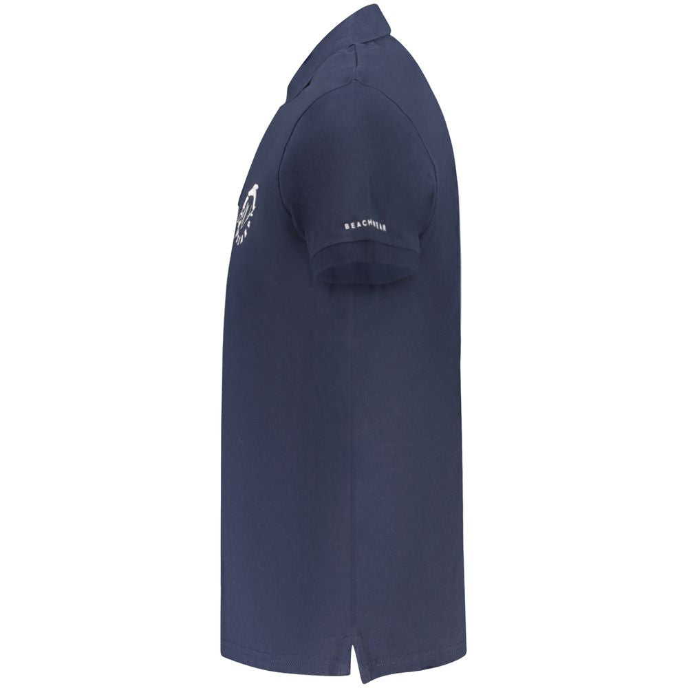 Trussardi Blaues Poloshirt aus Baumwolle für Herren
