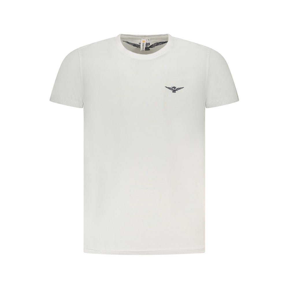 Weißes Baumwoll-T-Shirt der Militärakademie