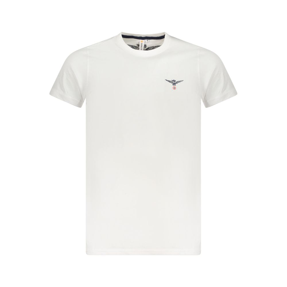 Weißes Baumwoll-T-Shirt der Militärakademie
