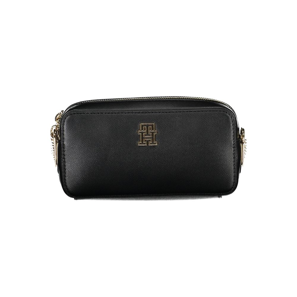 Tommy Hilfiger – Schwarze Polyethylen-Handtasche