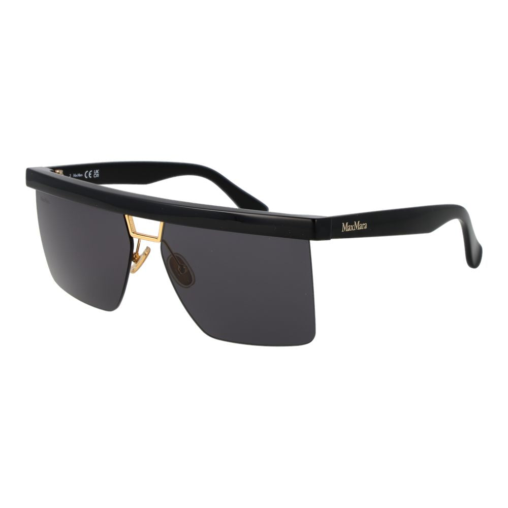 Max Mara – Schwarze Sonnenbrille für Damen