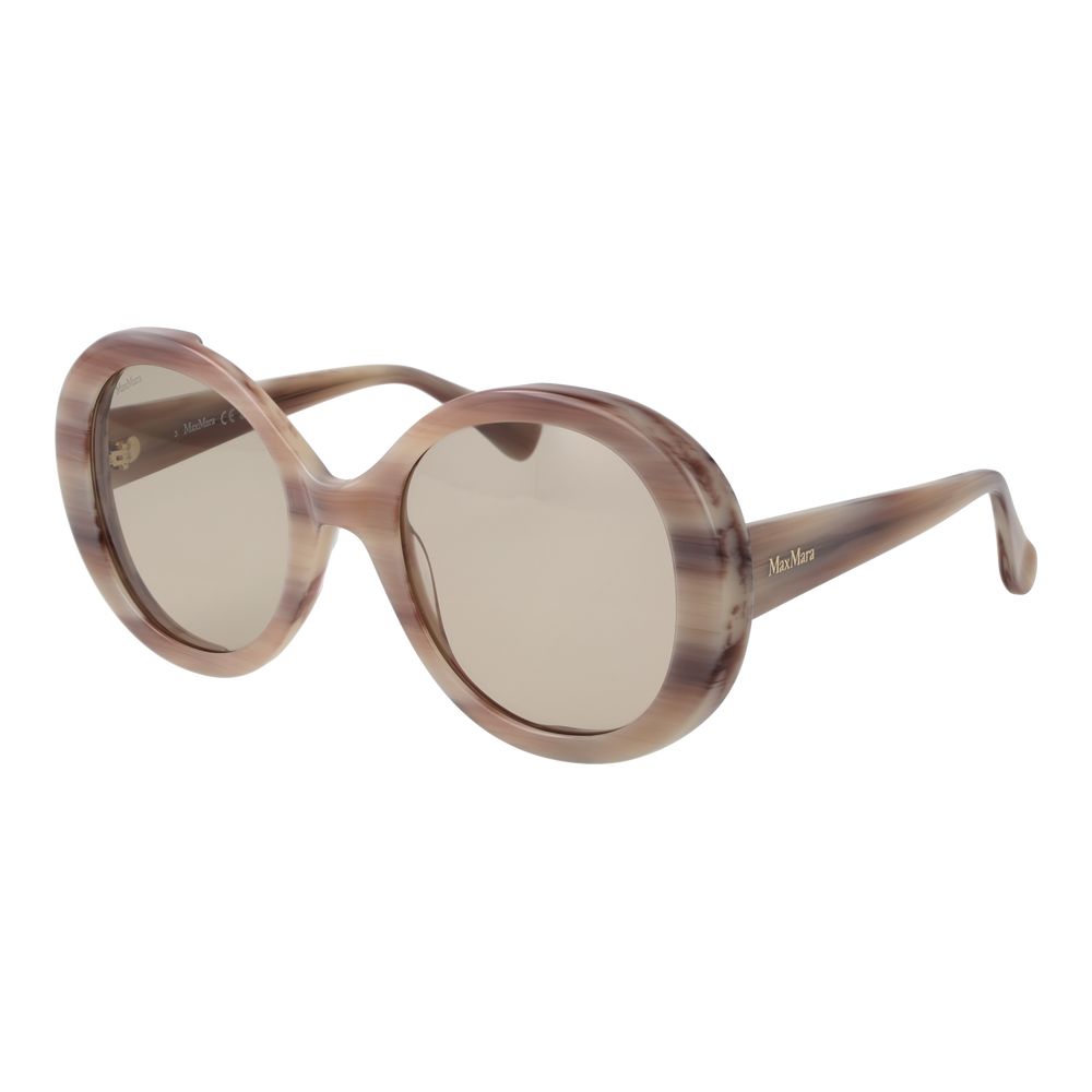 Max Mara Cremefarbene Damen-Sonnenbrille