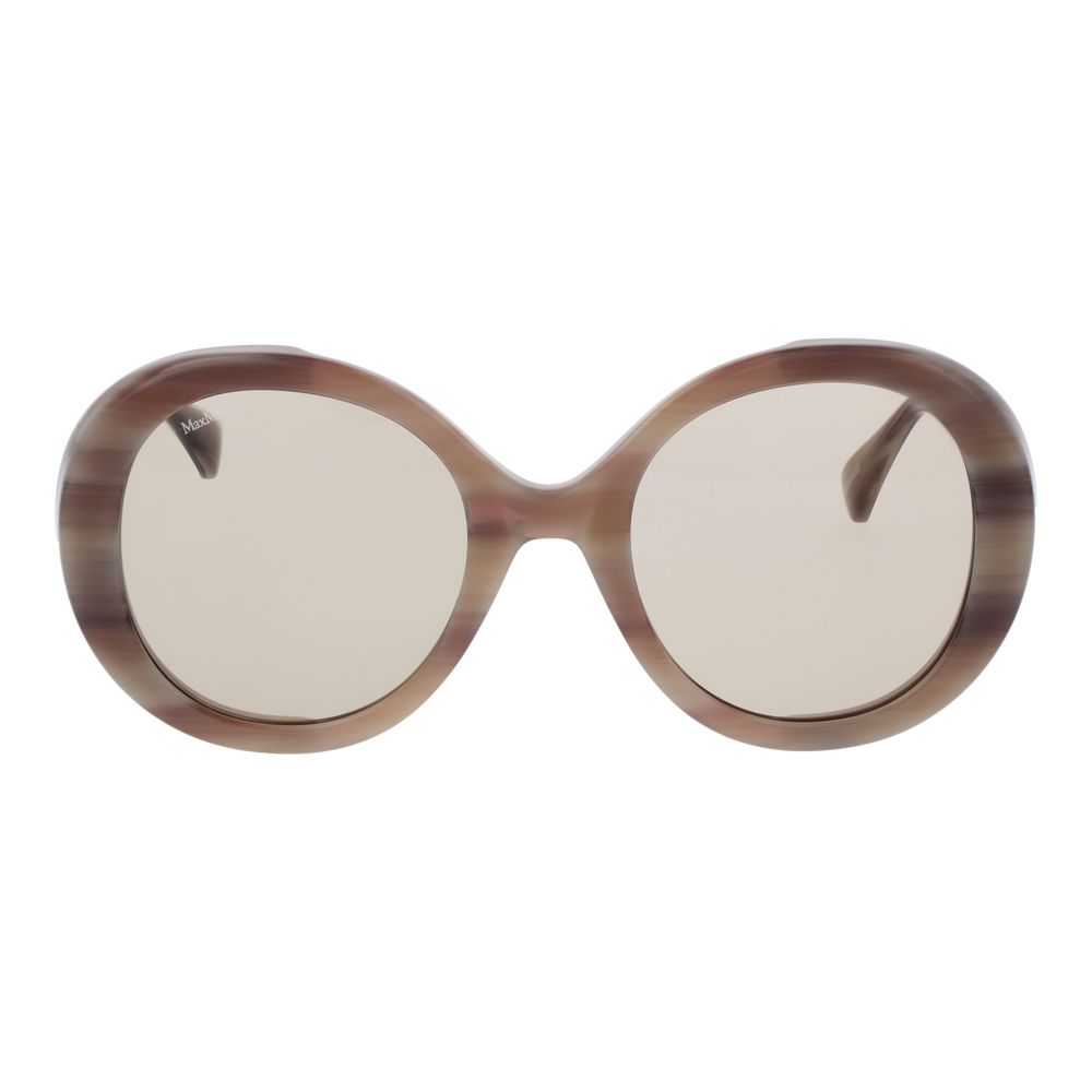 Max Mara Cremefarbene Damen-Sonnenbrille