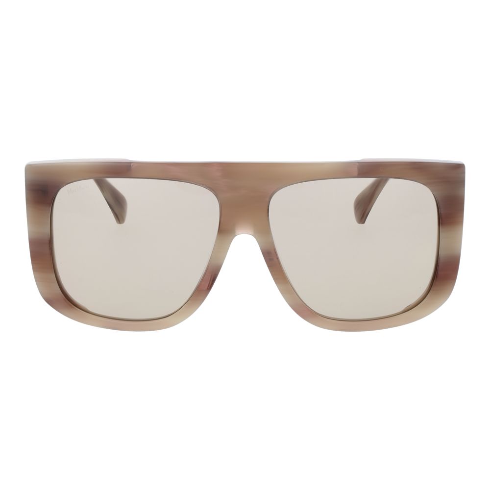 Max Mara Cremefarbene Damen-Sonnenbrille