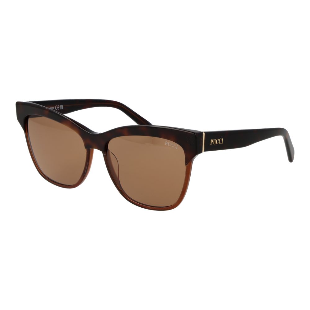 Emilio Pucci Braune Damen-Sonnenbrille