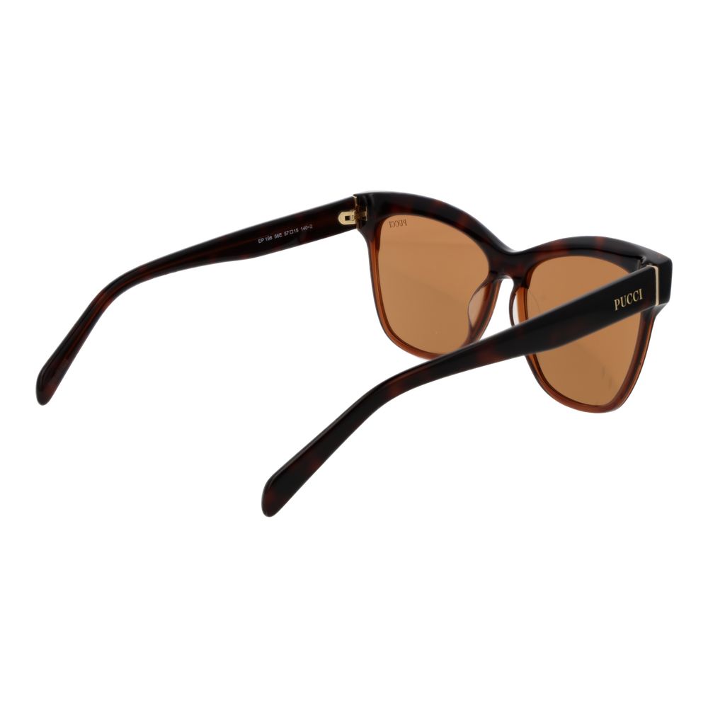 Emilio Pucci Braune Damen-Sonnenbrille