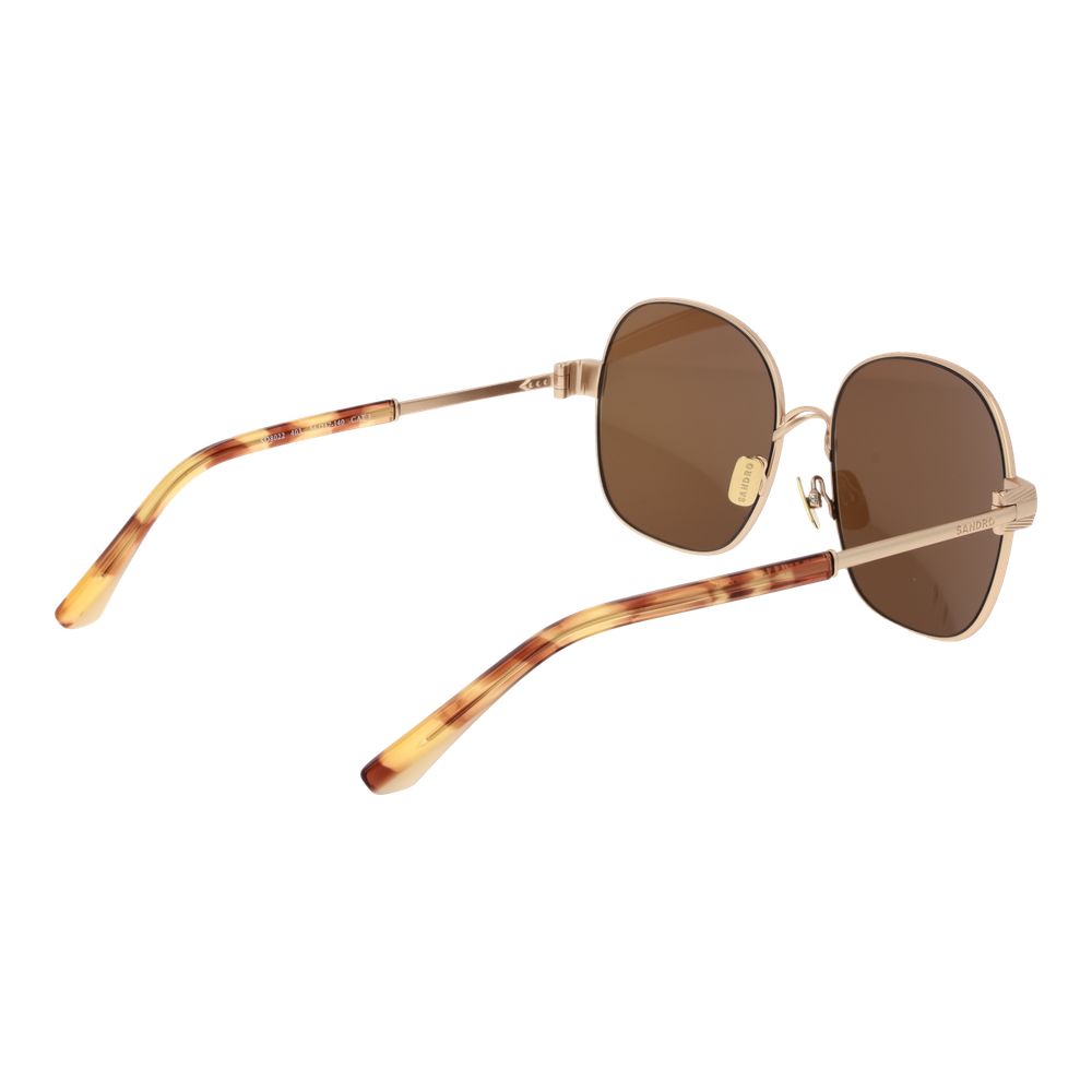 Sandro Gold Damen Sonnenbrille
