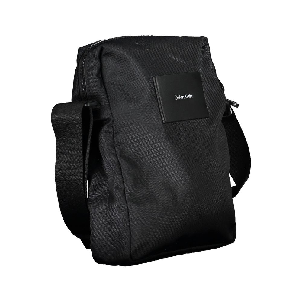 Calvin Klein – Schwarze Polyester-Umhängetasche