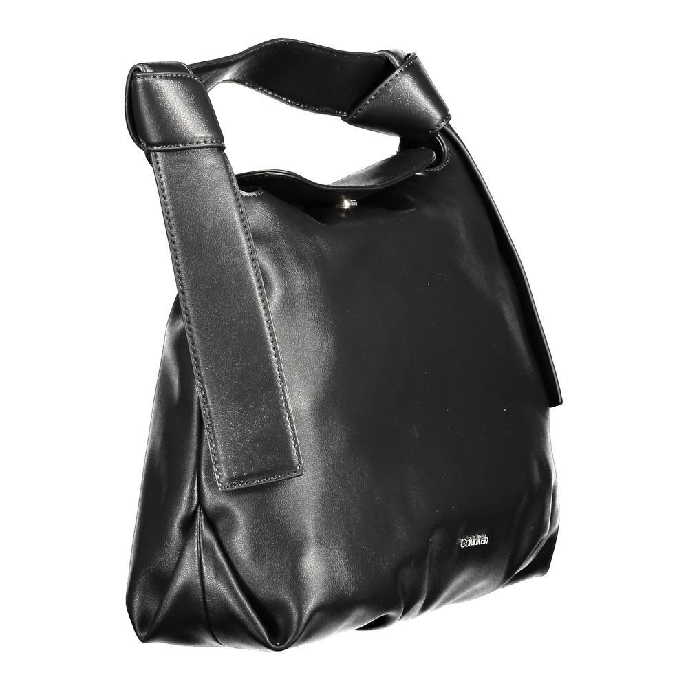 Calvin Klein Schwarze Polyester-Handtasche
