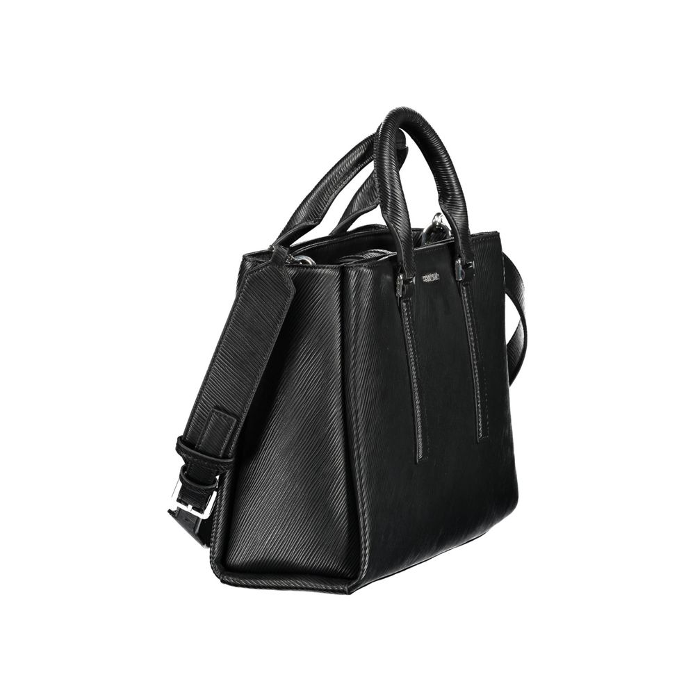 Calvin Klein Schwarze Polyester-Handtasche