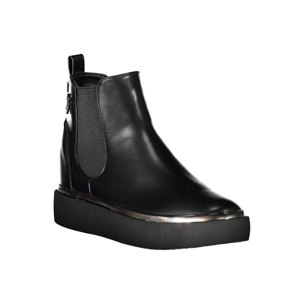 US POLO ASSN. Schwarzer Polyesterstiefel
