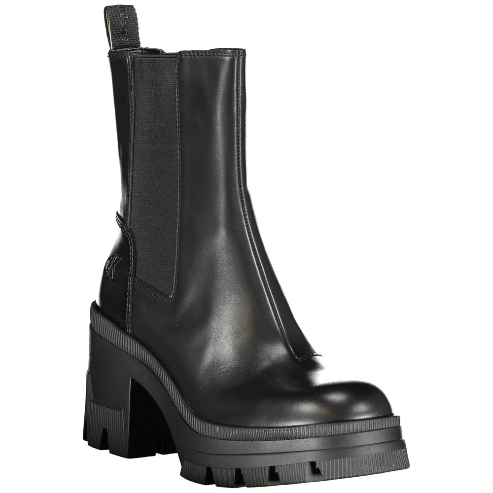 Calvin Klein – Schwarzer Polyesterstiefel