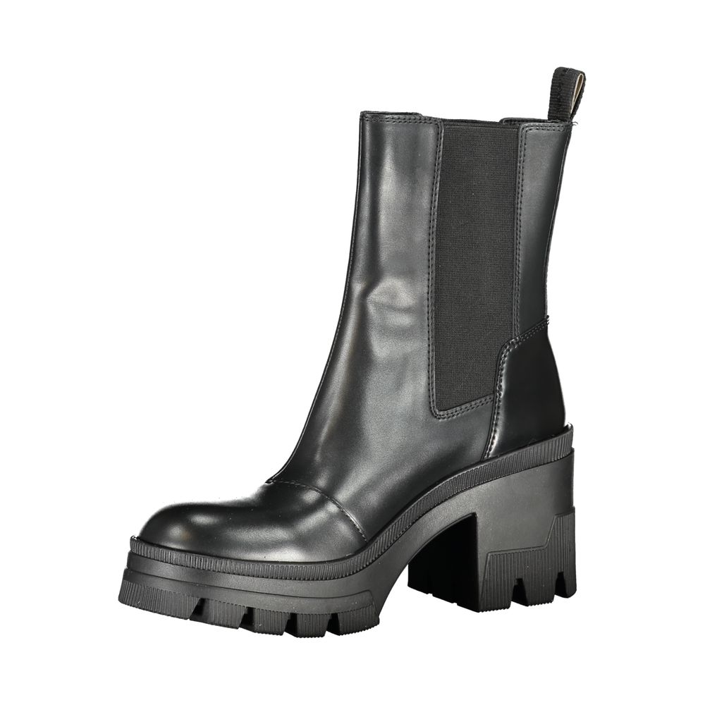 Calvin Klein – Schwarzer Polyesterstiefel