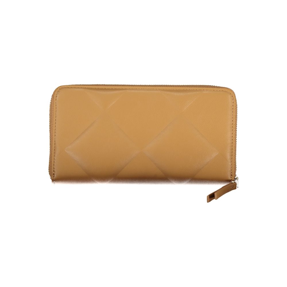 Calvin Klein Braune Polyester-Geldbörse